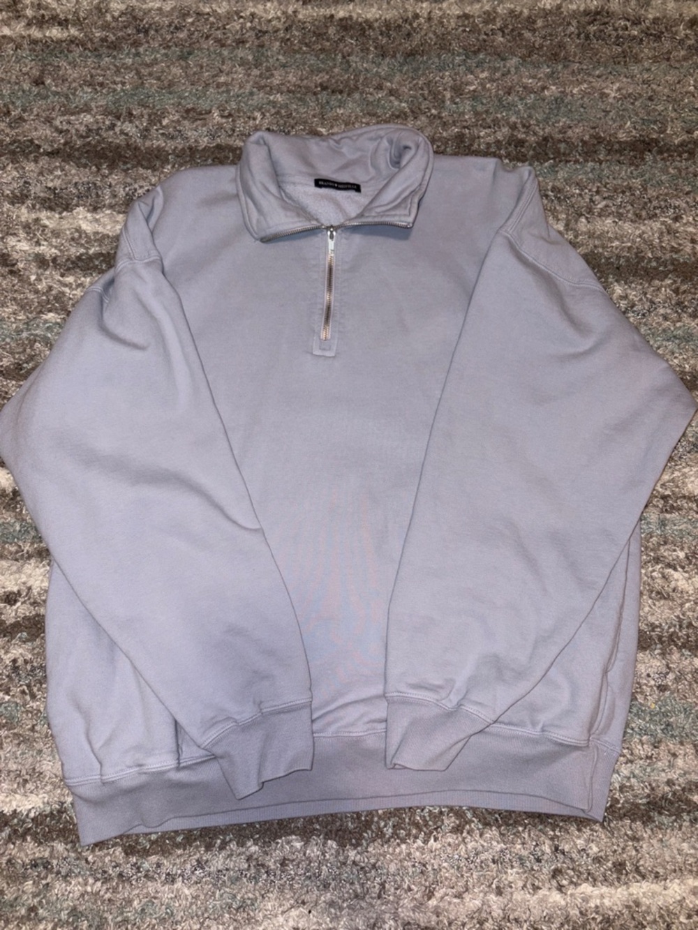 Brandy Melville Light Purple Half-Zip Pullover
